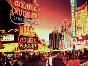 Las Vegas Golden Nugget Kulisse, USA, Amerika, Casino