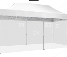 Faltzelt 4 x 6m Profi