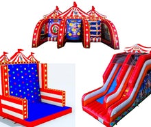 Kombi Angebot Schulfest XL Rutsche, Kletterwand, Spielecenter Wir liefern NRW weit !