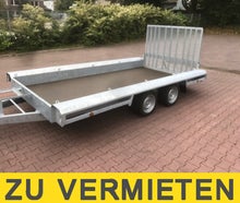 Baumaschinenanhänger 3500 kg