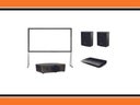 Public Viewing Set M Beamer Leinwand Lautsprecher