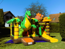 Dino Hüpfburg mieten mit Rutsche | Event & Geburtstag - Galerie - Bild 1