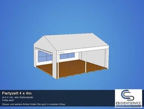 Partyzelt 4 x 4m Pavillon Zelt Festzelt