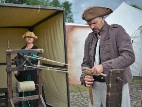 Handwerksvorführung - Seilerei