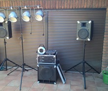 Musikanlage / PA Anlage + Lichtanlage Komplettsystem "M" (bis ca. 75 Personen) - Lautsprecher