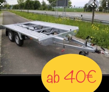 Autoanhänger mieten Autotransportanhänger Autotrailer Anhänger