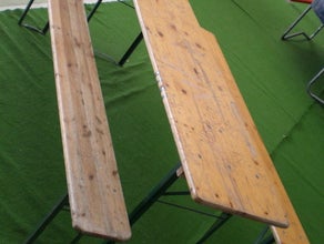 Bierzeltgarnitur - Festzeltgarnitur - 1 Tisch + 2 Bänke mieten