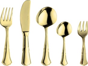 Menümesser Stonewashed Settecento-Gold