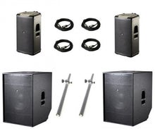 Lautsprecher Komplettsystem D.A.S. Avant mit 3700 Watt AKTIV - anschließen und los geht's!