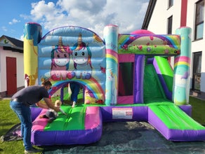 Hüpfburg "Einhorn" Multiplay mieten