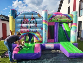 Hüpfburg "Einhorn" Multiplay mieten