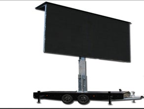 LED-Trailer P3 Outdoor, bis 28 qm