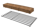 Holzboden 5 m ( Basic )  inkl. Stahl Unterbau mieten