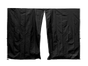 Seitenwand 3 m mit Eingang schwarz (Standard) mieten - Galerie - Bild 2