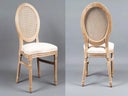 Louis Stuhl mieten Medaillon Holz Stühle mit Rattan Verleih in 33647 Bielefeld Vintage Chairs Chiavari Tiffany