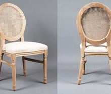 Louis Stuhl mieten Medaillon Holz Stühle mit Rattan Verleih in 33647 Bielefeld Vintage Chairs Chiavari Tiffany