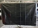 stabile 3 x 3 Seitenwand ohne Fenster schwarz