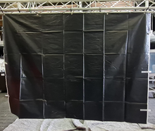 stabile 3 x 3 Seitenwand ohne Fenster schwarz