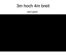 Bühnenvorhang / Backdrop 4m x 3m mieten