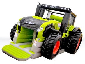 Hüpfburg XXL mit Spiele Center "TRAKTOR" mieten