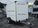 Kofferanhänger Anhänger 1500 KG Laderaum 3.0x1.5x1.8m Transportanhänger Koffer Abschließbar Wasserdicht Motorradtransport - Galerie - Bild 1