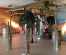 Bambushaus, Bambushütte, Strandhütte, Strandhaus, Hütte, Bambus