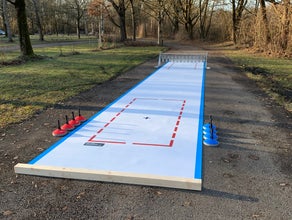Mobile Eisstockbahn 2x14 Meter❄️