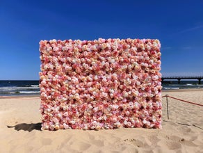 Pflanzenwand - Floral Wall Hanging - Rosenwand - Blumenwand