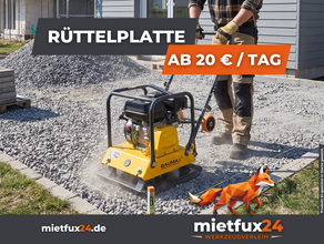 104 kg Rüttelplatte, Vibrationsplatte