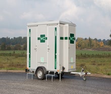 Toilettenwagen Mplus / Miettoiletten  /  Event Toiletten / Mobile Toiletten