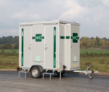 Toilettenwagen Mplus / Miettoiletten / Event Toiletten / Mobile Toiletten