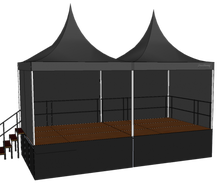Bühne 3 x 6 m mieten – Bühnenelement & Podeste