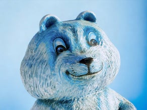 Eisbär , Winter Dekoration