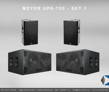 Meyer Sound UPA-700 Set 1 | Aktive PA-Anlage | Großbeschallungsanlage für bis zu 500 Personen