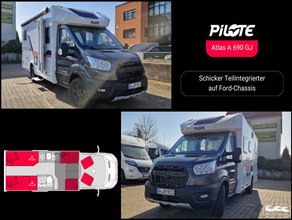 Pilote Atlas A690 GJ - Teilintegrierter für 4 Personen