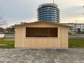 Markthütte - Verkaufshütte - Verkaufsstand Mieten