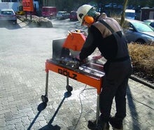 Nass-Schneidemaschine bis 65 cm Schnittlänge, 16 cm Schnitttiefe