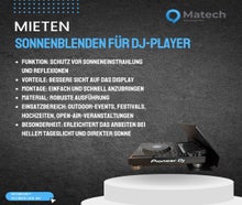 Pioneer DJ Sonnenblenden