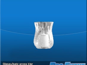 Glasaufsatz gross klar (je 40 Stück)