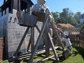 Katapult, Steinschleuder, Mittelalter, Mittelalterdekoration