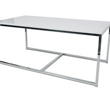 Couchtisch / Loungetisch PIK Dame weiß