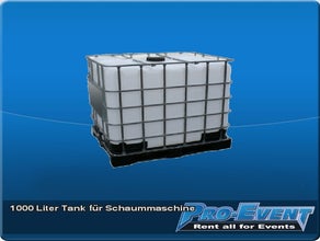 1000 Liter Tank für Schaummaschine