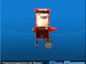 Popcornmaschine mit Wagen