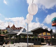 Lampions weiß