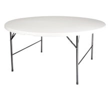 Miete 8 - Zahle 6! Runde Banketttische, runder Banketttisch, Tische  - Klappbar, 183cm Durchmesser für 8-12 Personen