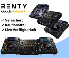 CDJ, XDJ und DJM Pioneer DJ Equipment mieten ✓ Kautionsfrei ✓ Versichert ✓ Flexibel ✓ für Profis & Anfänger