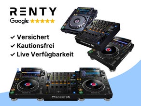 CDJ, XDJ und DJM Pioneer DJ Equipment mieten ✓ Kautionsfrei ✓ Versichert ✓ Flexibel ✓ für Profis & Anfänger