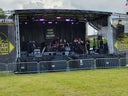 Event Festival Rundbogen Bühne 10,00m x 6,00m voll el.-hydraulische Höhe 6,10m mit Statik und Prüfbuch !! - Galerie - Bild 1