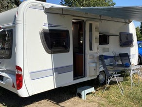Wohnwagen Trailer Camper Caravan Hobby Prestige 6 Betten - Tiere