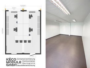 Duo-Anlage / Doppelcontainer / Duo-Container/ Bürocontainer/ Baustellencontainer 20 Fuß mieten